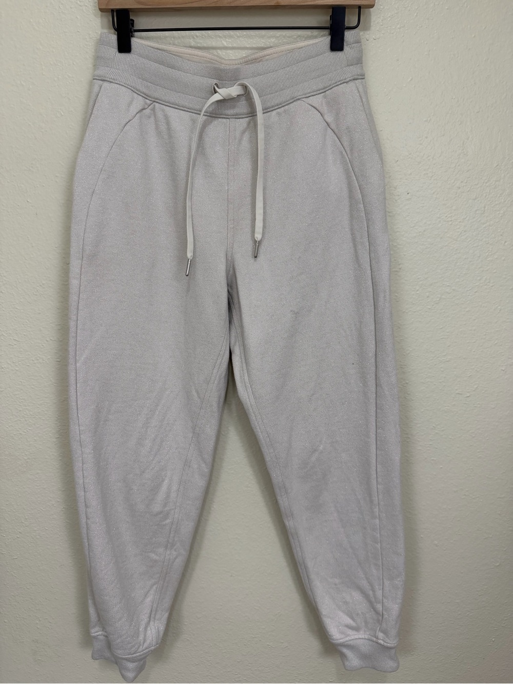 Lululemon Base Pace High Rise Tight 25 Gray Shimmer Leggings Size 6